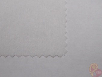 Флизелин для вышивки 30 гр/м2 неклеевой, отрывной 90 см (рулон ≈100 м) белый фото